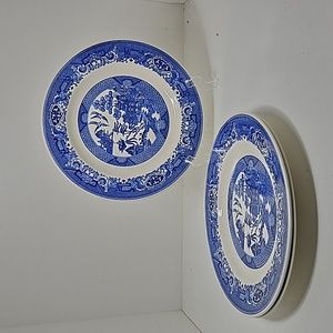 Willow Ware by Royal China 10 in. Dinner Plate EXCELLENT CONDITION